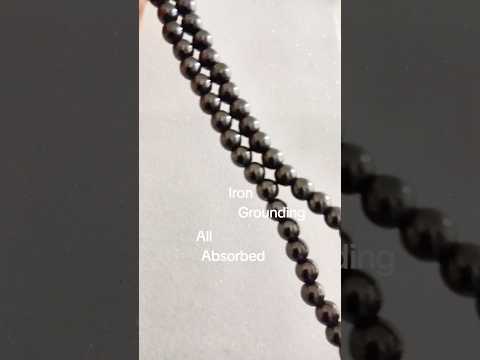 A short-form video demonstration highlighting the rich metallic sheen, high-end weight, and fluid movement of a genuine 6mm hematite bead necklace.
